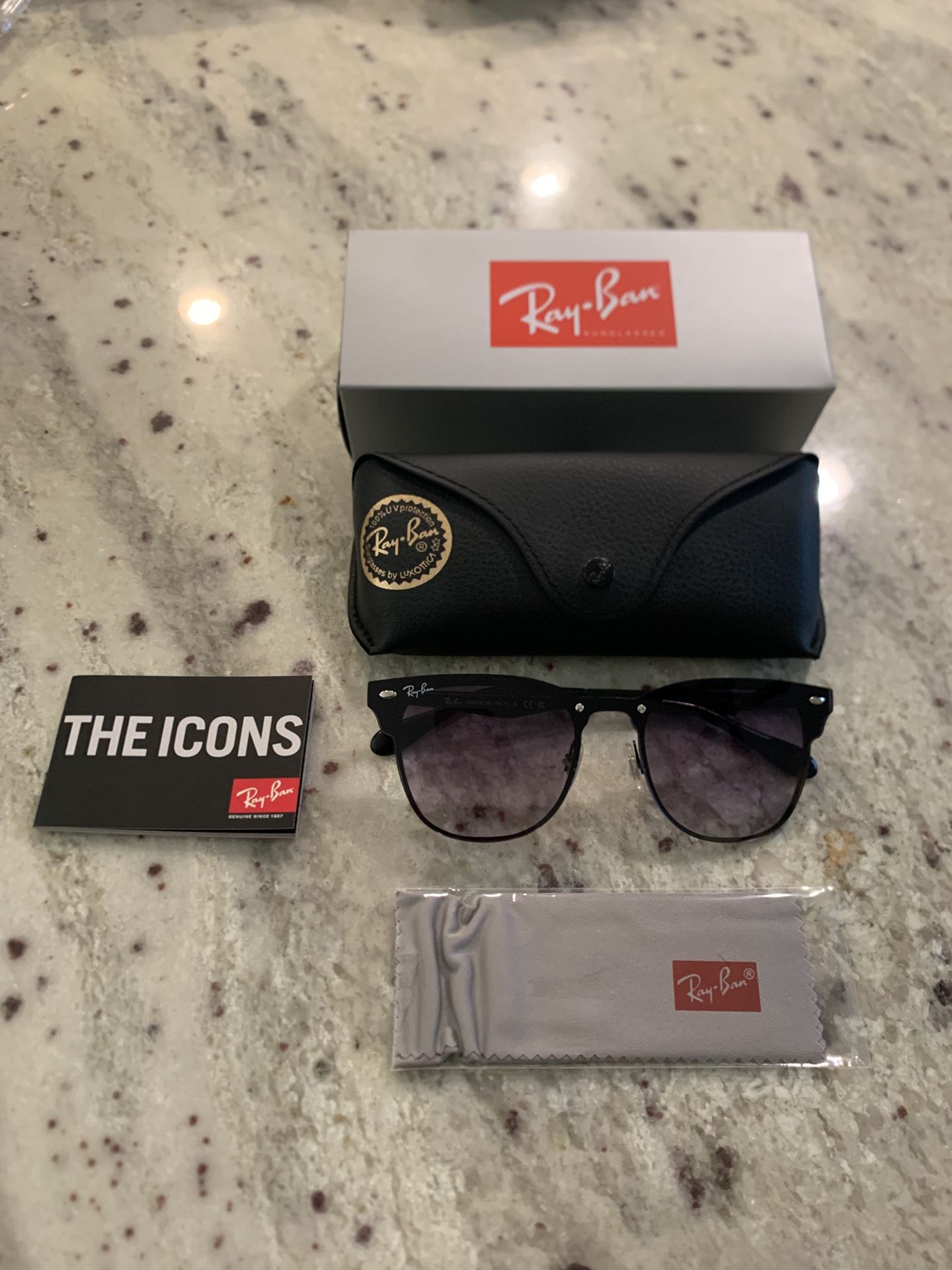 New Ray-Ban Blaze Clubmaster RB3576N Sunglasses