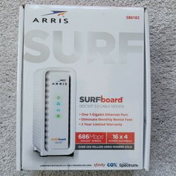 ARRIS - SURFboard 16 x 4 DOCSIS 3.0 Cable Modem - White

