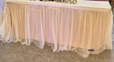 Table Tulle Skirt