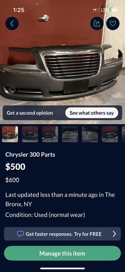 Chrysler 300 Parts (Leather Seats)