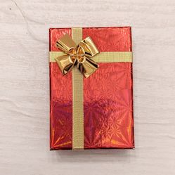 Bow Paper Gift Jewelry Box | 3" x 2"
