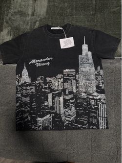 Alexander Wang -Manhattan NYC  - Rhinestone T-Shirt – 2XL (Fits XL) – Brand New