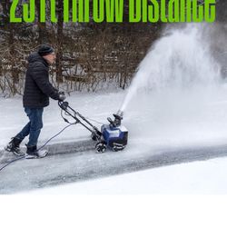 Westinghouse WSnow22 Corded Snow Blower 22 Inch, Steel Auger, Dual LED Lights, Electric Snow Blower with 25ft Throwing Distance, Plows 840lbs/min, Adj