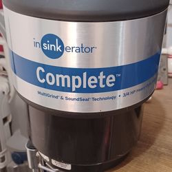 insinkerator 3/4HP Complete MultiGrind & SoundSeal Technology Garbage Disposal