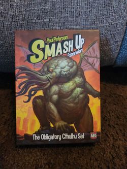 **Open Box But NEW - Smash Up The Obligatory Cthulhu Expansion Game - AEG