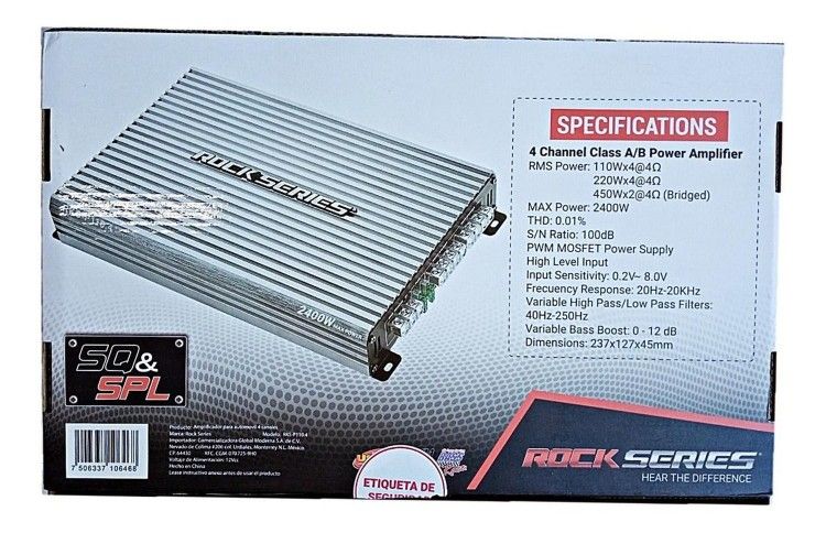 ROCK SERIES RKS-P110.4 2,400W