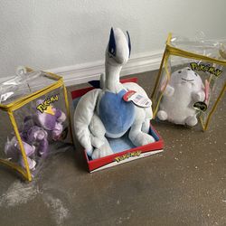 Pokemon 20th Anniversary Limited Addition Genesect And Shaymin Plus Luigi’s Plush