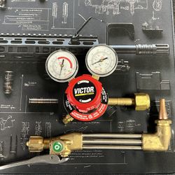 New Victor Cutting Torch & Gage Model Ca411-1