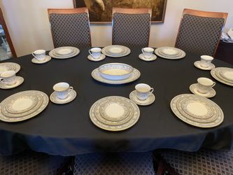 Dinnerware Plates Tea Cups Set Home Noritake Japanese Fine China 2045 POLONAISE excellent condition