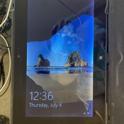 Dell Small Laptop With Case And Stylus- Needs New Battery And Screen 