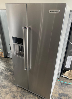 KitchenAid Side-by-Side Fridge – Stainless, Ice & Water Dispenser
