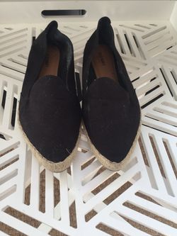 Black flats - espadrilles