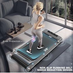 Walking Pad&Under Desk Treadmill for Home&Office, Speed Range 0.5~3.8mph, 300 lbs Weight Capacity 