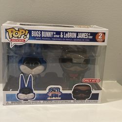 Funko Pop Space Jam 2 Pack Bugs Bunny and LeBron James Target Exclusive