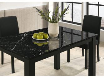 Resia Black Dining Table