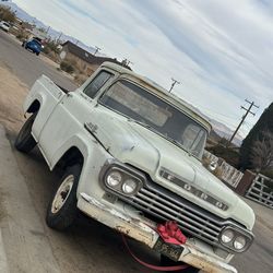 1959 Ford F100 SHORTBED – Solid Project + Manual 5.0 Swap Package