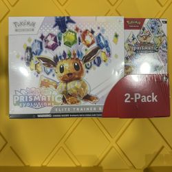 Costco Pokemon Prismatic Evolutions 2-Pack Trainer Box and Booster Bundle 
