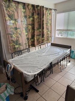 Electric bed without mattress