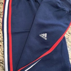 Vintage Adidas Track Pants Red White And Blue Women's Size L
