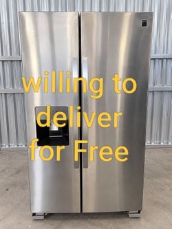 Kenmore Stainless Steel Side-by-Side Refrigerator