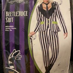 Beetlejuice Halloween Costume 