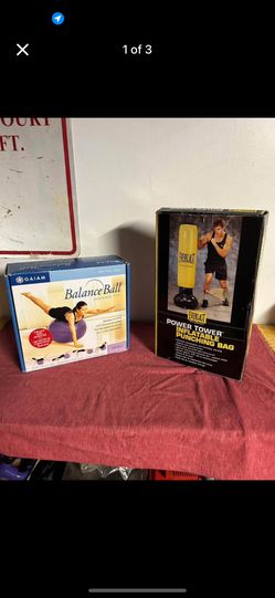 Yoga Ball And Punching Bag 