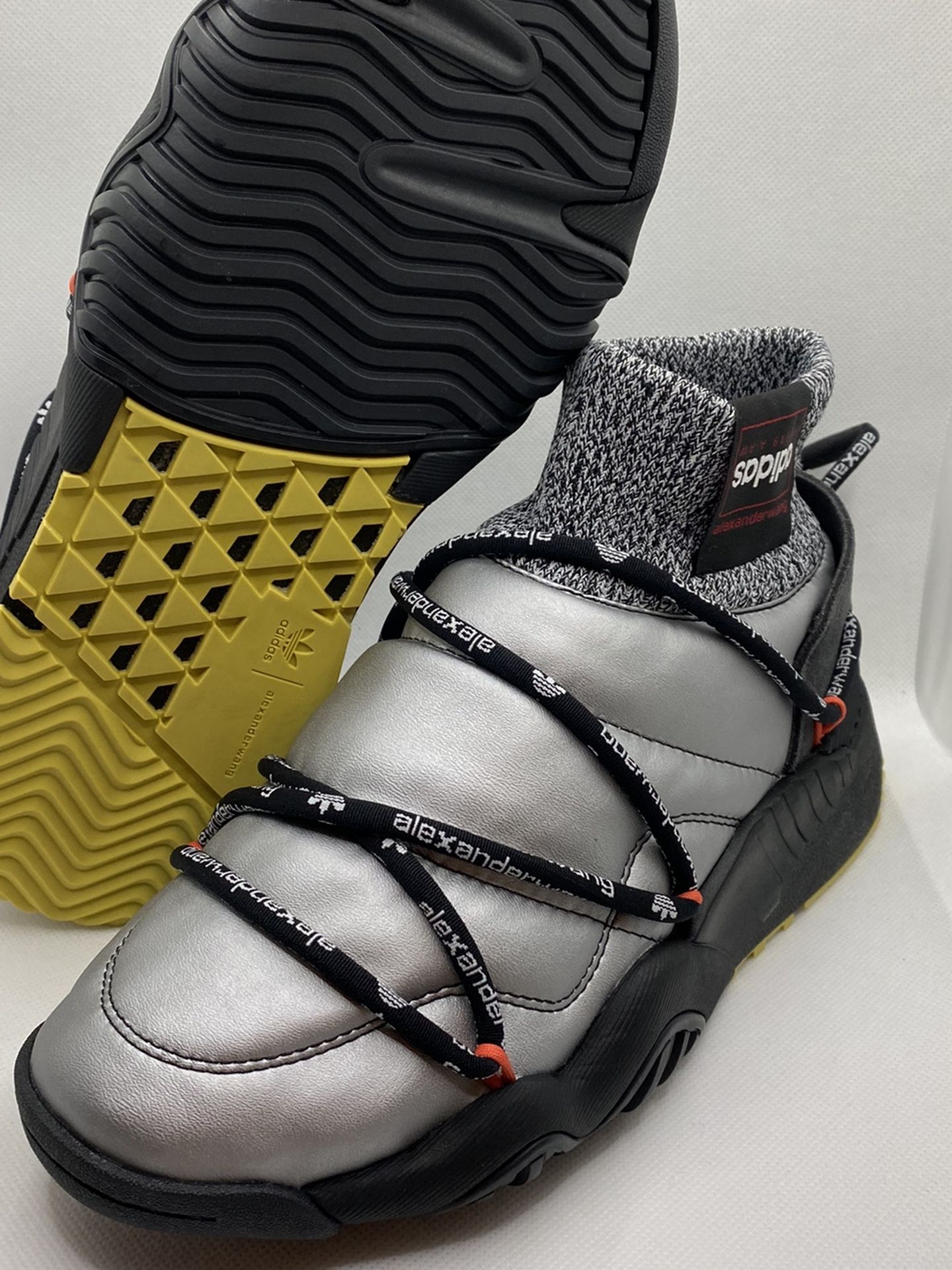 ADIDAS X ALEXANDER WANG mens AW Puff Trainer Matte Silver