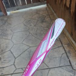 Easton Pink Sapphire 27" 17oz -10 Bat