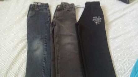 Size 7 boys jeans and sweatpants