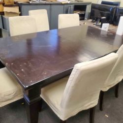 Pottery barn contemporary dining set