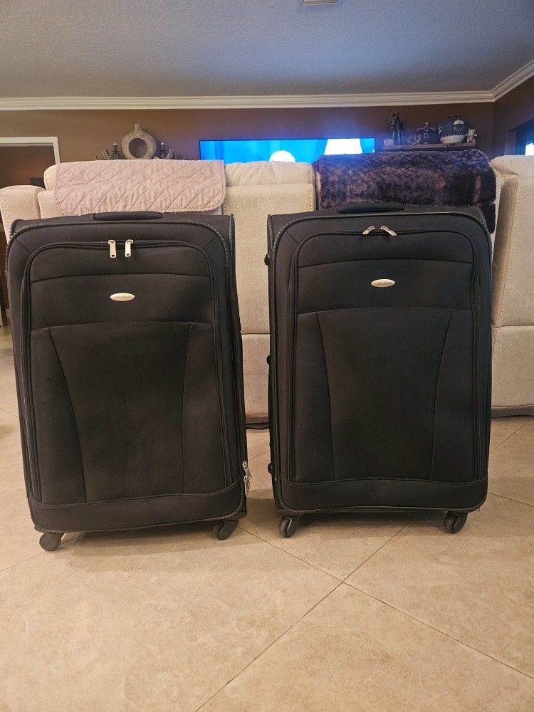 Suitcases, large Samsonite, black