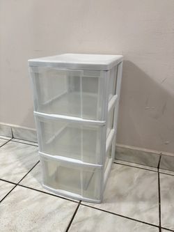 3-Drawer Plastic Storage Tower