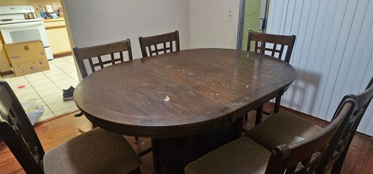 Adjustable Dining Table and Chairs