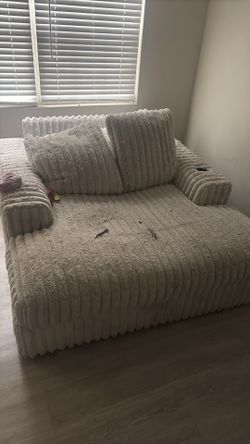 Plush sofa