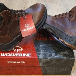 Wolverine Work Boots Size 8.5/9.5 And 10 For Men 