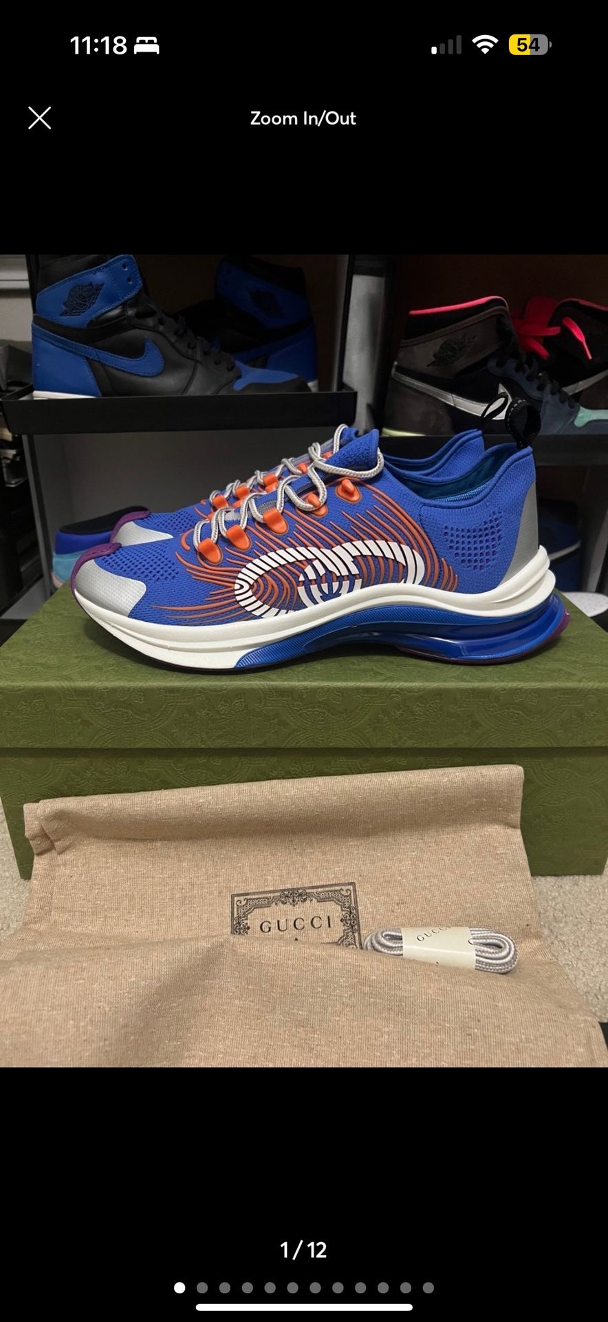 fresh gucci kicks