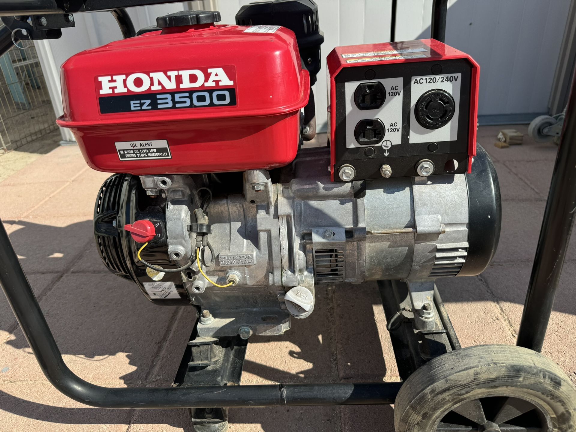 Honda 3500 Watt Portable Generator.