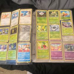 Pokémon cards mixed with football cards