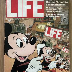 Vintage LIFE Magazine November 1978 – Mickey Mouse Cover / Disco Era