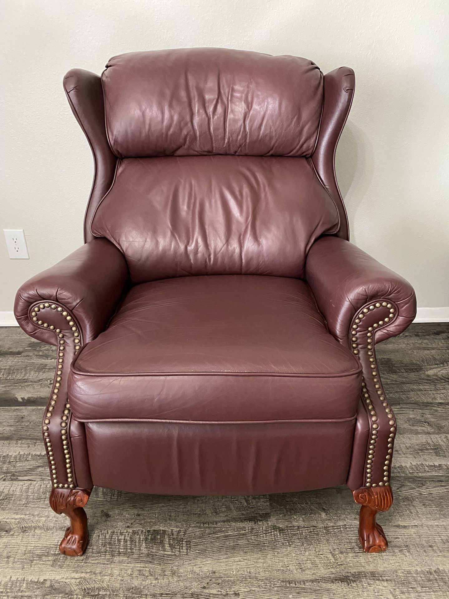Leather Very Comfortable Recliner