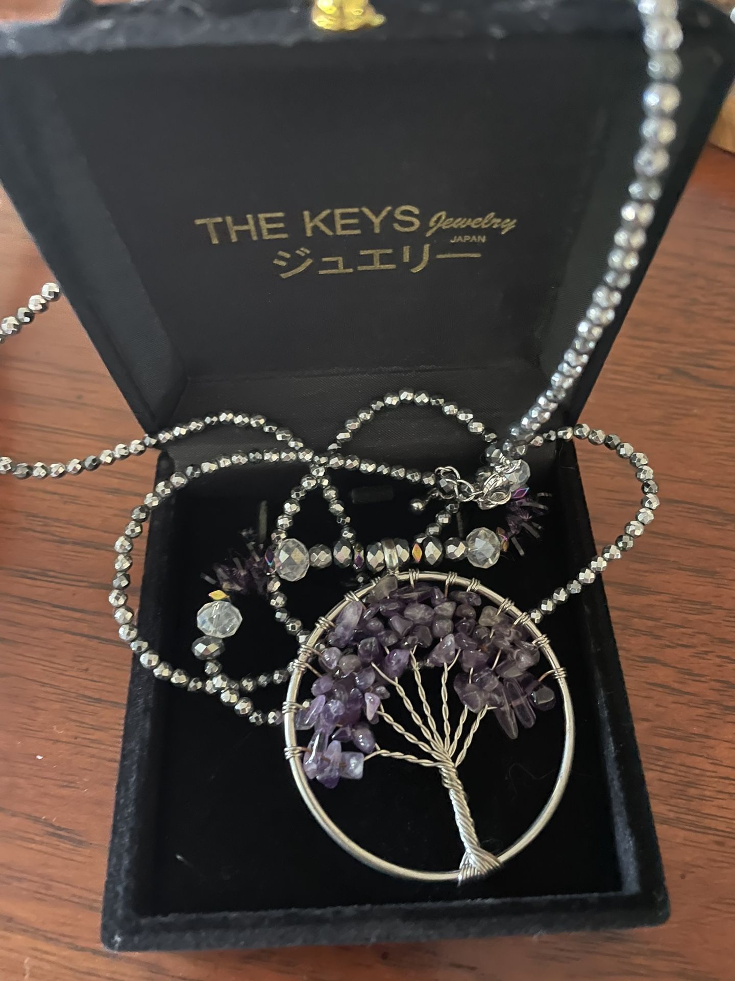 Amethyst Tree Of life Necklace