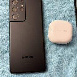 Galaxy S21 Ultra 128GB Unlock w/Galaxy Buds FE(cash only/pick up)read description