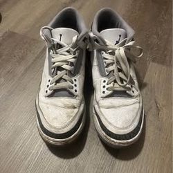 Size 11M Jordan 3's (NEEDS CLEANING)