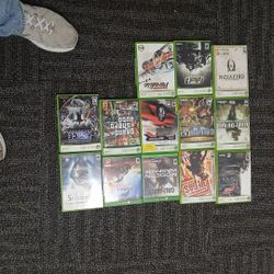 X Box 360 Games 13 Games Good Cond All For One Price