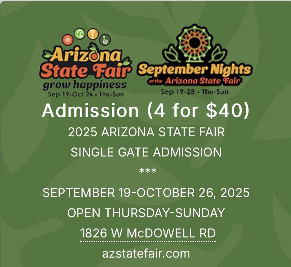 One State Fair Ticket