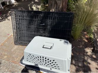 Dog crate and kennel for free