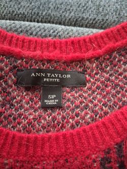 Ann Taylor Petite Knit Sweater Size SP