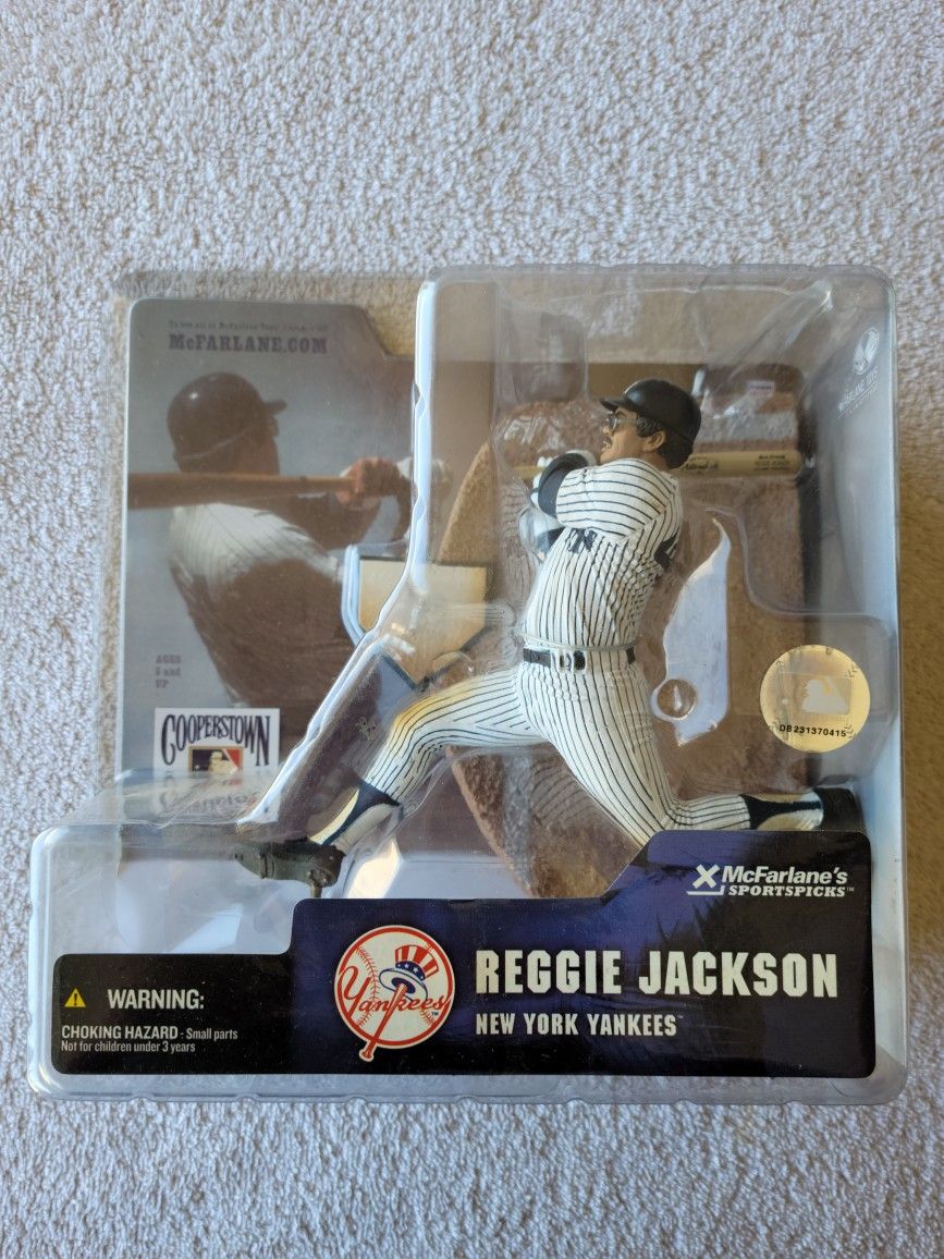 Reggie Jackson New York Yankees MLB McFarlane Cooperstown Series 1