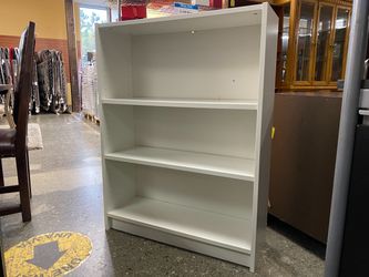 White Book Shelf w/ Adjustable Shelves
