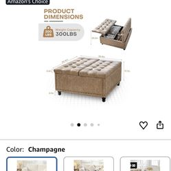 Ottoman champagne color 